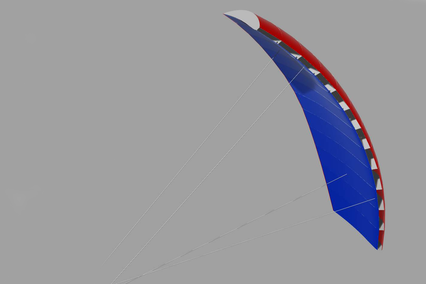 3D-modell av en Powerdoor-vinge